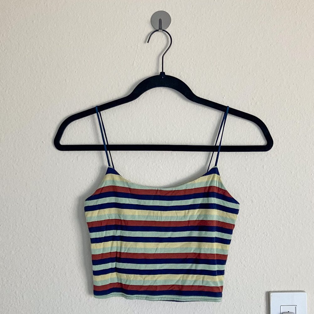 Pacsun Striped Crop Tank